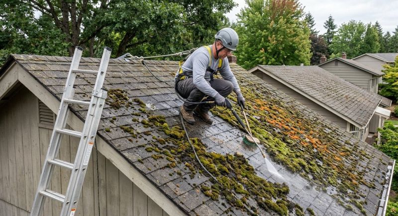 Roof Fungus Removal Service