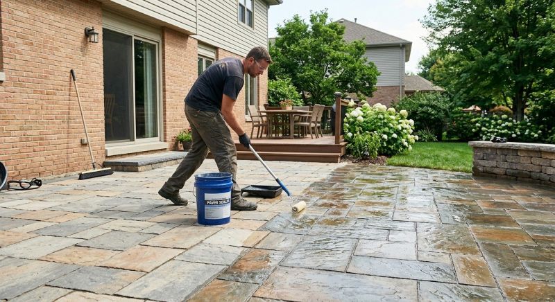 Concrete Patio Sealing in Bellevue, WA