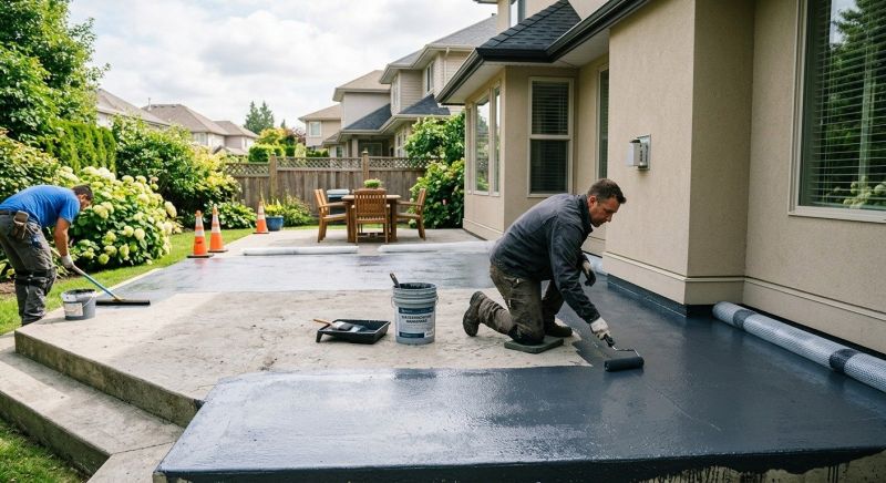 Concrete Patio Sealing in Bellevue, WA
