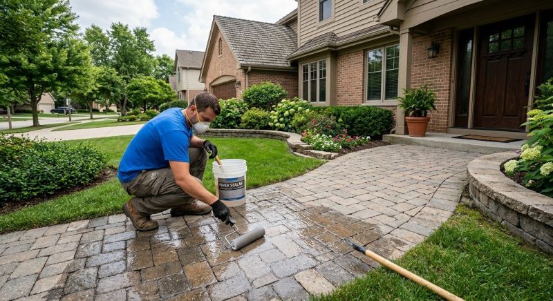 Concrete Walkway Sealing in Gig Harbor, WA