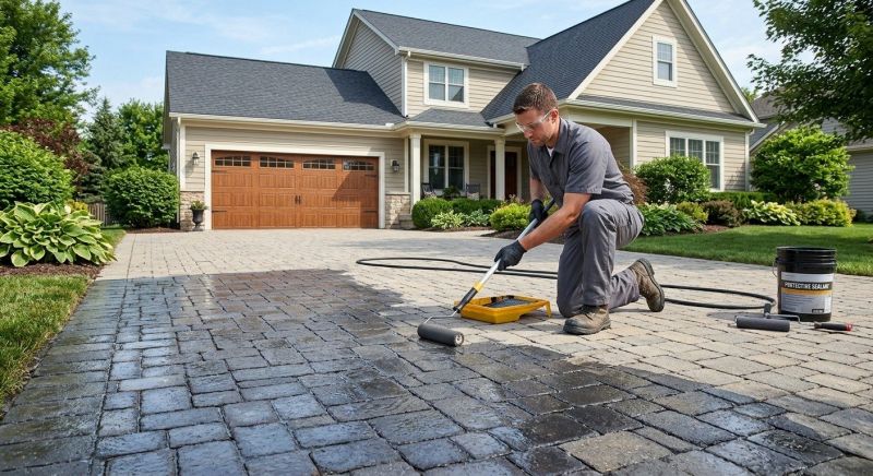 Concrete Walkway Sealing in Renton, WA