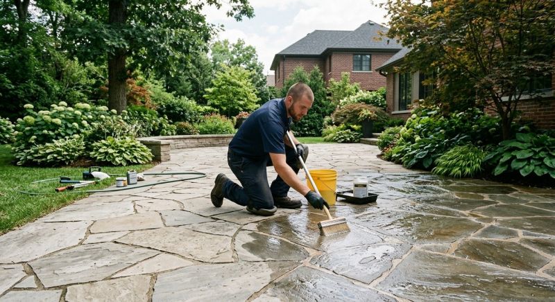 Flagstone Sealing in Redmond, WA
