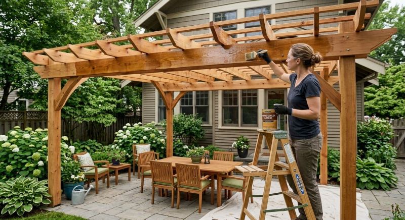 Gazebo Sealing in Tacoma, WA