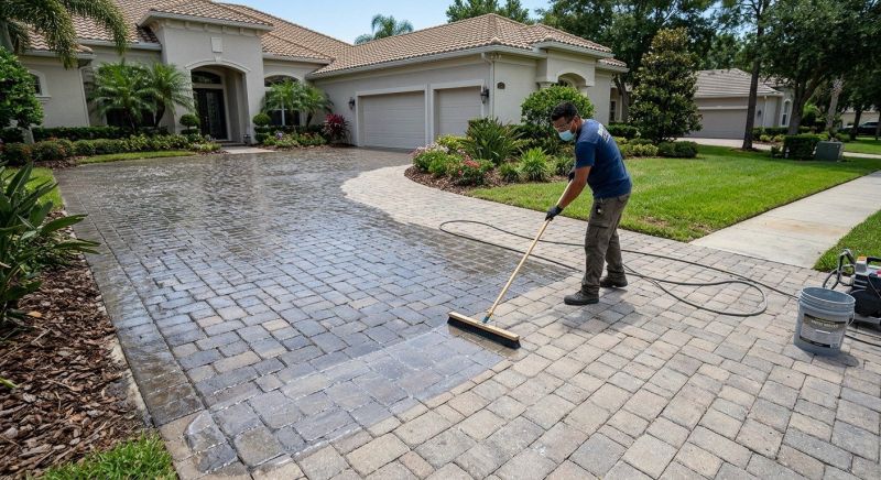 Paver Driveway Sealing in Redmond, WA
