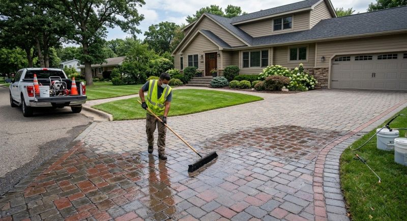 Paver Driveway Sealing in Puyallup, WA