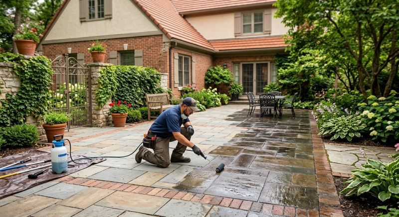 Paver Driveway Sealing in Alpharetta, GA