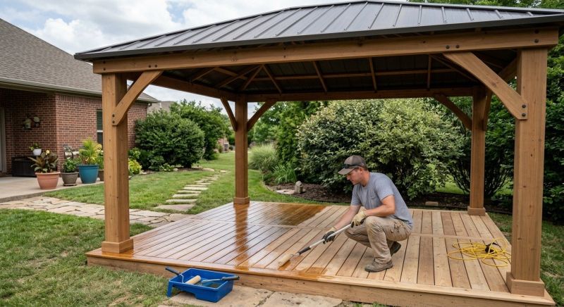 Pavilion Sealing in Kansas City, KS