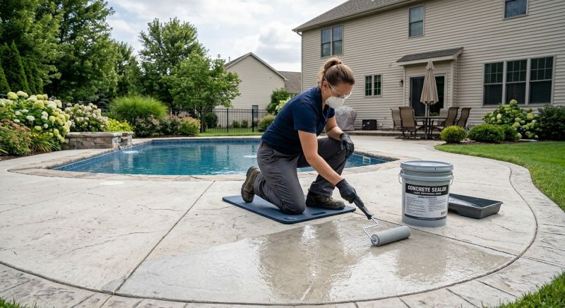 Porch Concrete Sealing in Puyallup, WA